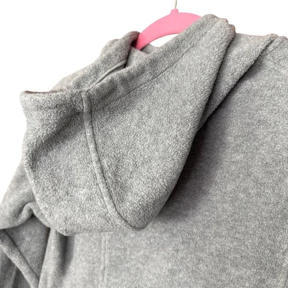 Columbia Benton Springs Women's Small Full Zip Hooded Fleece Jacket Heather Grey - Picture 3 of 13